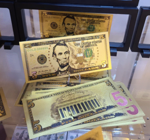Counterfeit $5 USD Bills