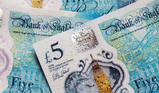 Counterfeit £5 GBP Bills