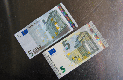 Counterfeit €5 Euro Bills