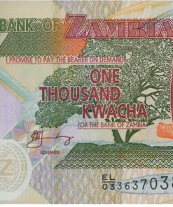 Zambia 500 Kwacha 2003 Unc Polymer